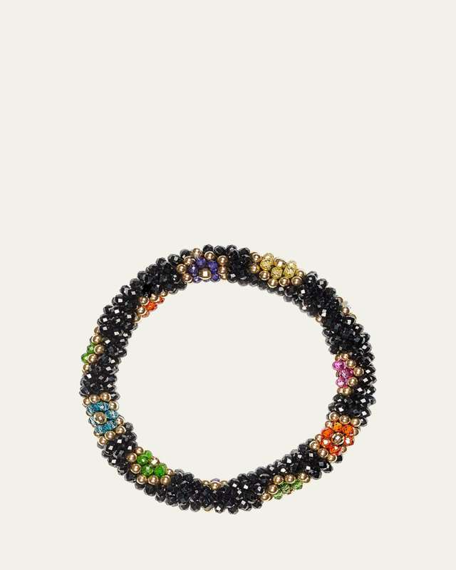 Kiera Bead Bracelet, Black